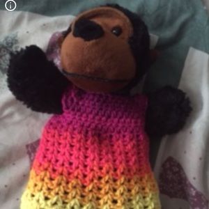 Teddy bear with crochet